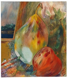 Georg Muche, Stillleben mit Früchten