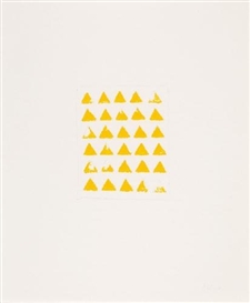 Wolfgang Laib, UNTITLED (30 TRIANGLE)