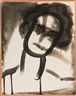 Edmund Teske, Untitled (Emulsion Drawing of Head), 1943
