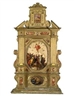 Tuscan School, 17th Century, Altar model, altarpiece: The Ascension of Christ, predella: The Penitent Magdalene, crest: God the Father