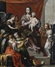 Gerard Seghers, The Virgin and Child enthroned, with music-making angels
