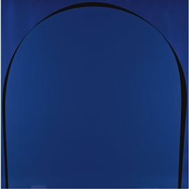 Ian Davenport, Poured Painting, Black and Blue