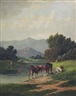 F. Gibbon, Cattle Resting by a Stream