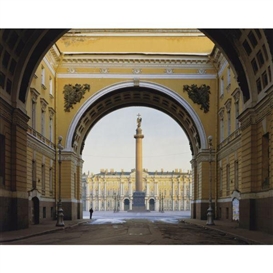 Andrew Moore, Untitled: Courtyard in Front of the Hermitage