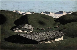 Alfons Walde, Almen und Gletscher