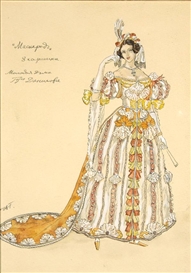 Aleksandr Golovin, "Stage Design for Masquerade Ball"