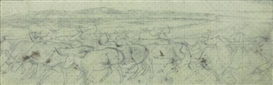 Frank Albert Mechau, STUDY FOR LONGHORN DRIVE