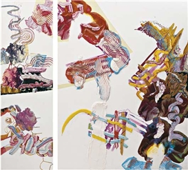 Pia Fries, Oxana (diptych)