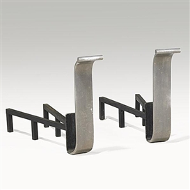 Donald Deskey, Aluminum and steel andirons