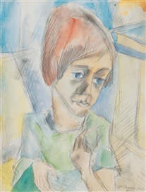 Dorothea Maetzel-Johannsen, Expressive Portrait of a Lady