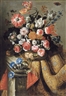 Frans van Cuyck , STILL LIFE WITH FLOWERS - NATURE MORTE AU BOUQUET DE FLEURS