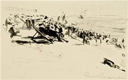 Paul Paeschke, Vielfigurige beach scene