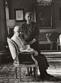 Stefan Moses, GIORGIO DE CHIRICO MIT SEINER FRAU