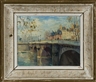 Jean Salabet, Parisian scene of river and bridge