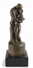 Josef Maratka, Bronze sculpture of two figures entwined with two line quotation from Karel Hynek Mucha's poem "May"
