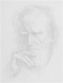 Hilda Roberts, PORTRAIT OF GEORGE BERNARD SHAW
