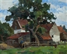 Henk van Leeuwen, A farmer working by a house