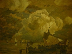 Lesley Dill, Harbour Scene