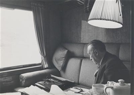 Erich Lessing, Konrad Adenauer during Electioneering