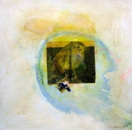Frank Bowling, AB (Albino Bird)
