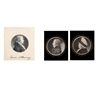 Charles-Balthazar-Julien Fevret de Saint-Memin, Three works: Portraits of John and Margaret Caldwell; Portrait of James W. Henry