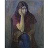 Raphael Soyer, Young Woman in Purple