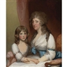 Gilbert Stuart, Portrait of Mrs. Samuel Dick and Her Daughter