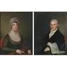 James Peale, A Pair of Portraits: Mr. and Mrs. Zachariah Poulson of Philadelphia