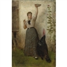 Eastman Johnson, Feeding the Turkey