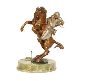 Bruno Zach, The horseman surprised by a snake
