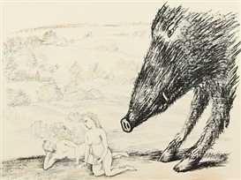 Tatiana Nazarenko, 6 Works: From the series Lyudi - Zveri
