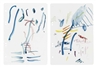 Michael Krebber, 2 works:Untitled