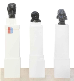 Daniel Silver, 3 works: Head 21; Head 25; Head 27