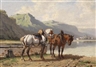Paul van der Vin, Horses by the Lake Shore