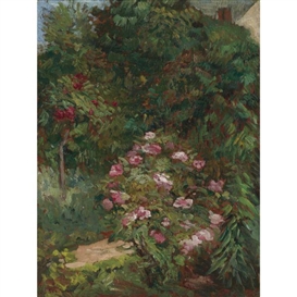 Gustave Caillebotte, Massif de fleurs, jardin du petit gennevilliers