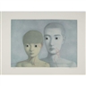 Zhang Xiaogang, 2 works: Sister; Brother and Sister