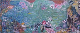 Brian Fahlstrom, Procession, Diptych
