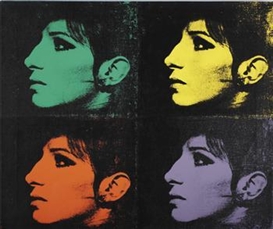 Deborah Kass, 4 Barbra's (Jewish Jackie Series)