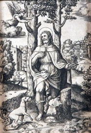Bernardo Daddi, Religious Figure with Dog