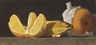 John Frederick Peto, Still Life with Oranges and Banana