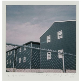 Dan Graham, New Houses Behind Chain Link Fence, Jersey City, N.Y