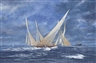 John J. Holmes, Astra, Velsheda and other J-Class yachts racing off the Isle of Wight