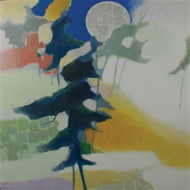 Tadashi Asoma, SPRING MOON AND PINE TREES