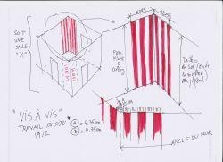 Daniel Buren, Vis-à-vis : travail in situ