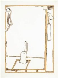 Craig Kauffman, 2 works: Space with Elements #1; Space with Elements #4