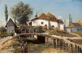 Theodor von Hörmann, Muhle in Miskolez