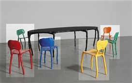 Maarten Baas, Six “Clay” chairs