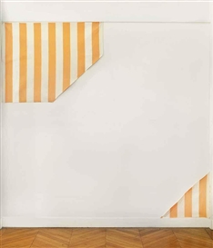 Daniel Buren, Une peinture en deux - Trois Placements possibles