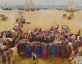 Paul Paeschke, Fischauktion in Brighton