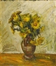 Anton Räderscheidt, Flower still life in brown Jug